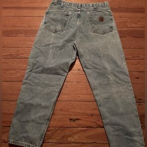 36x30 Carhartt Relaxed Fit Denim Workwear Jeans TAG